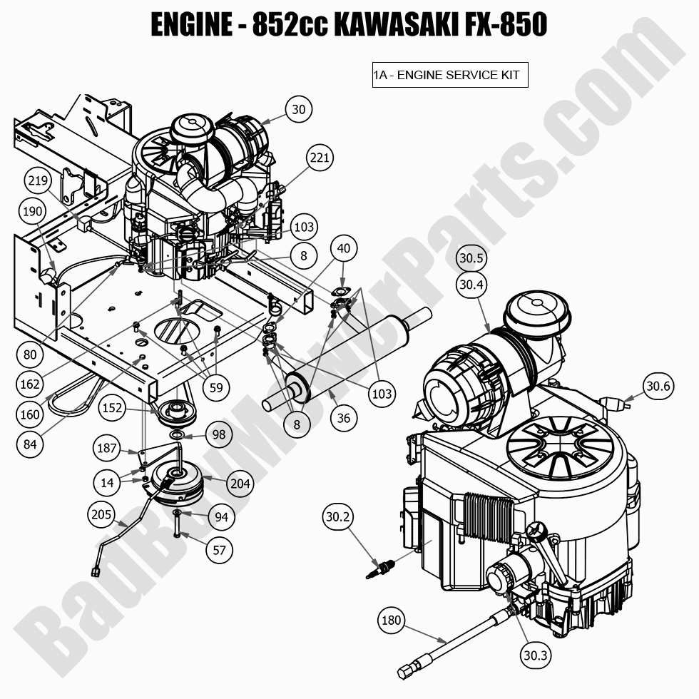 2021 Rogue Engine - 852cc Kawasaki FX850